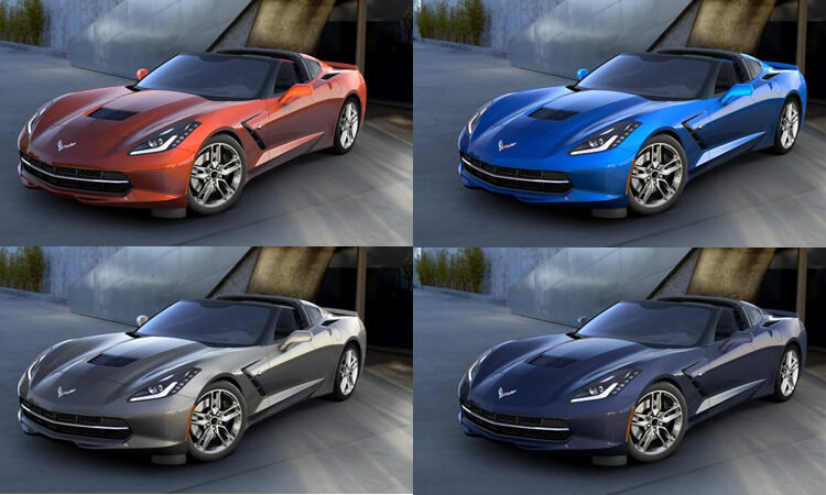 Four Paint Colors Discontinued For The 2016 Corvette