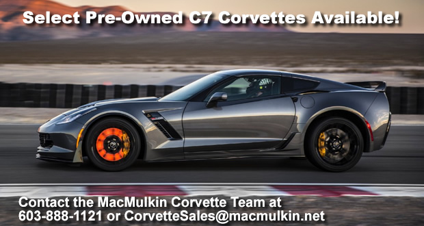 Spring Has Sprung At MacMulkin Chevrolet With Pre-Owned C7 Corvette Stingrays!