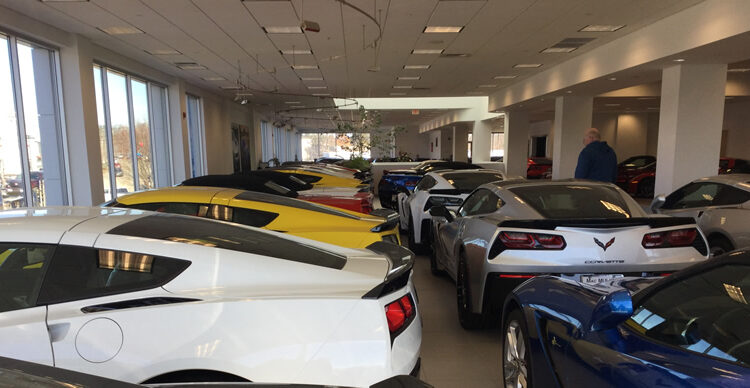 MacMulkin Chevrolet's Corvette Showroom