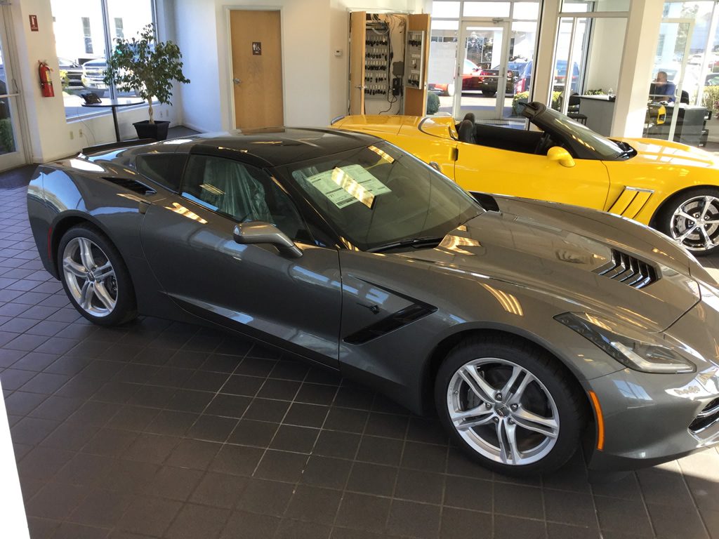 2016 Corvette Stingray Coupe 2LT in Shark Gray Metallic