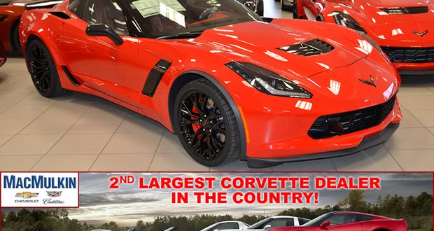 ORder you 2016 Corvette Z06 from MacMulkin Chevrolet in Nashua, New Hampshire!