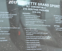 2017 Corvette Grand Sport Heritage Package In Sterling Blue Metallic
