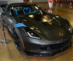 2017 Corvette Grand Sport Collector Edition In Watkins Glen Gray Metallic And Tension Blue Interior.