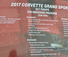 2017 Corvette Grand Sport Heritage Package In Arctic White