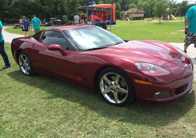 James Rogers, 72, and his dog, Leia, died inside his Corvette after they became trapped in the car. (Family photo via 12 News (KBMT))