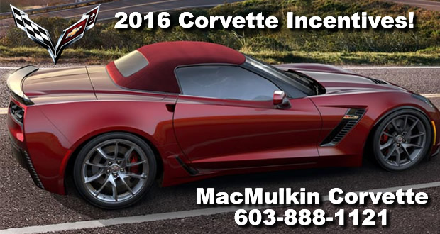 May 2016 - New Corvette Incentives For 2016 Corvettes!