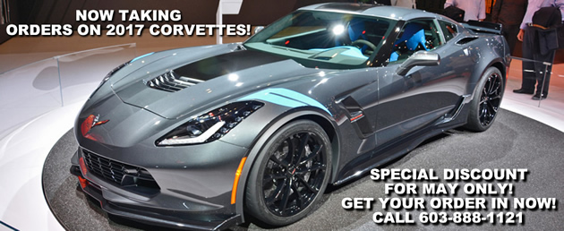 Special Discount On 2017 Corvette Orders - Good For May Only!
