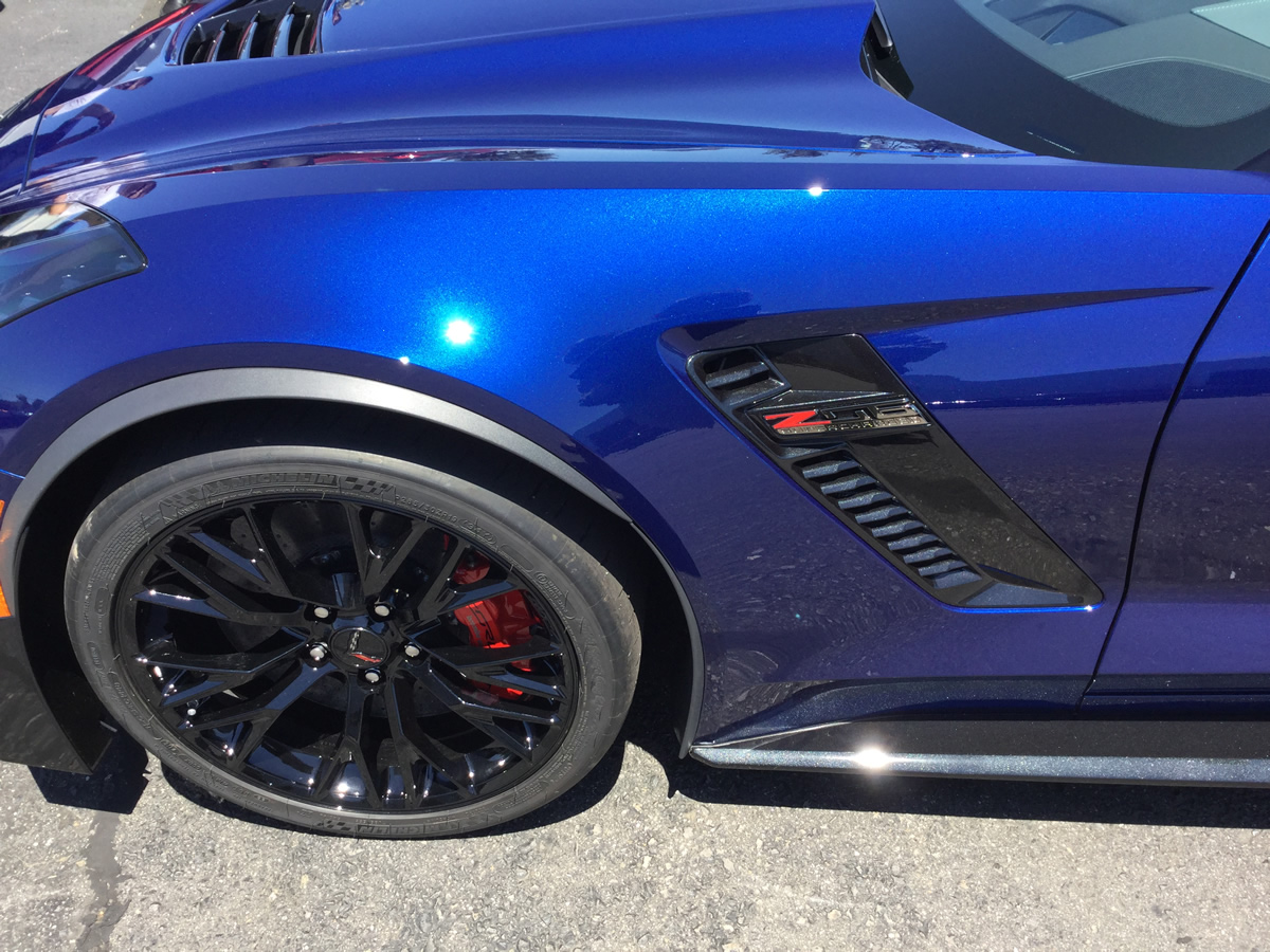 2016 Corvette Z06 - Admiral Blue Metallic - Z07 Performance Package, 3LZ Trim Package - Dark Gray Interior