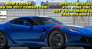 2017 Corvette Orders - June Discount