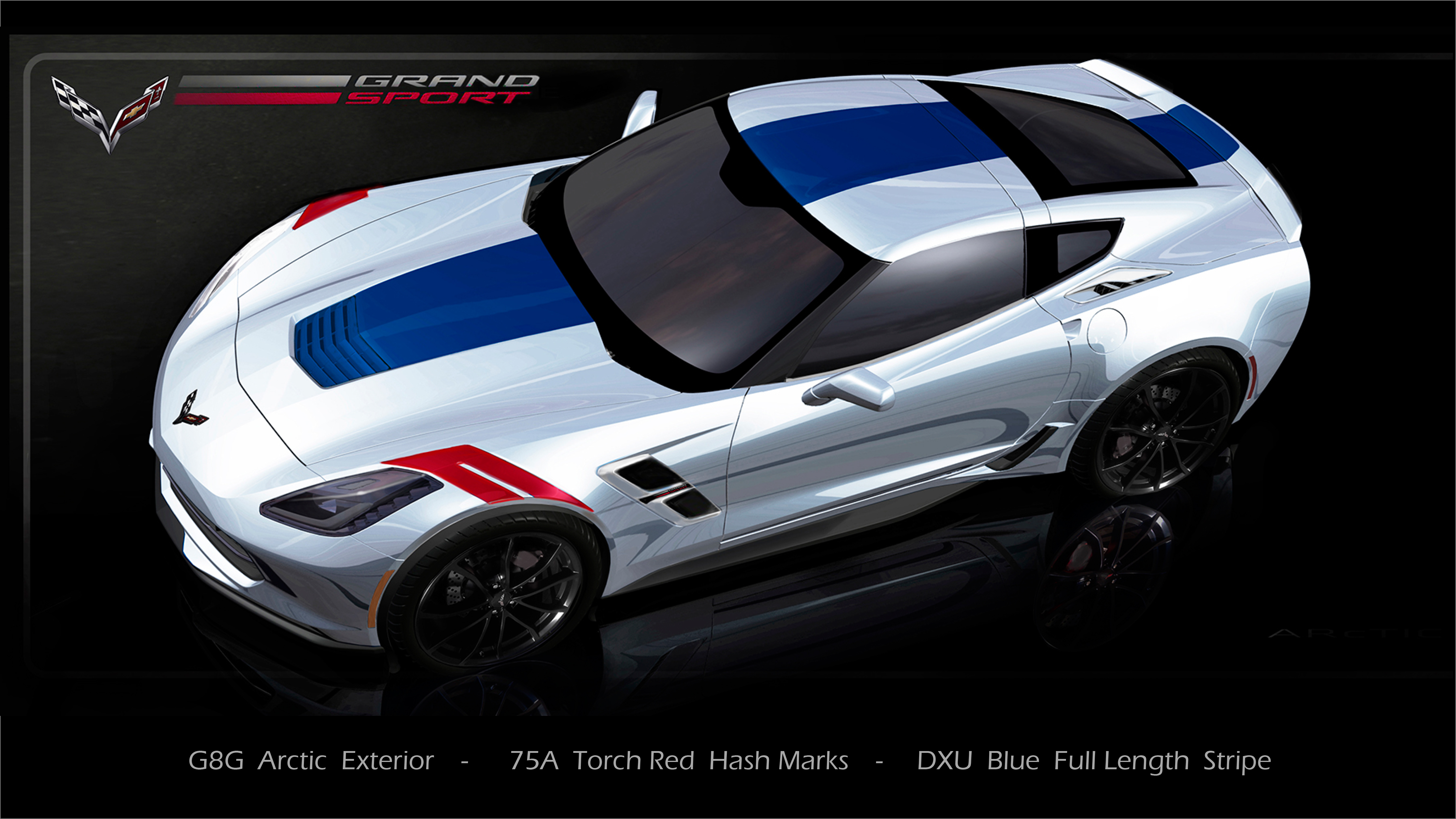 2017 Corvette Grand Sport Colors - 10 out of 360 Choices