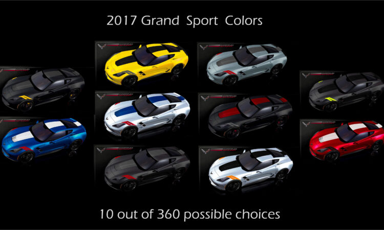 2017 Corvette Grand Sport Colors - 10 Out Of 360 Choices