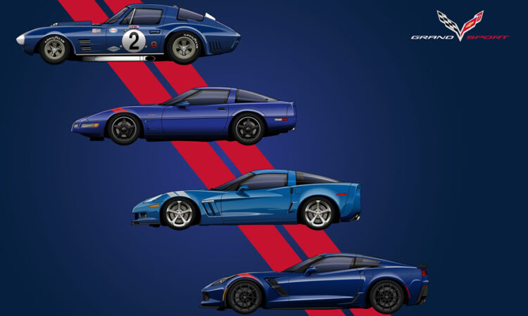 Four Generations Of Corvette Grand Sport