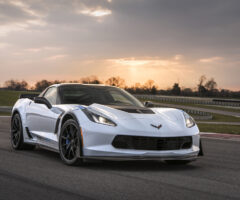 Available On The Z06 3LZ Trim, The Carbon 65 Edition Celebrates 65 Years Of Corvette With A New Ceramic Matrix Gray Paint Color And Visible Carbon Fiber Exterior Elements, Including A Carbon Fiber Hood And Rear Spoiler.