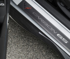 Exclusive Carbon 65 Sill Plates Greet Driver And Passenger.