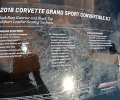 2018 Corvette Grand Sport Convertible 2LT