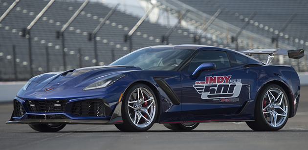 GM Press Release: 2019 Corvette ZR1 To Pace 102nd Indianapolis 500