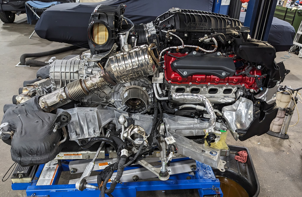 GM Releases New Service Bulletin for 2023 Corvette Z06 Engine Tapping